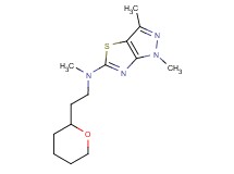 N,1,3-trimethyl-N-[2-(tetrahydro-2H-pyran-2-yl)ethyl]-1H-pyrazolo[3,4-d][1,3]thiazol-5-amine