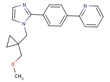 2-[4-(1-{[1-(methoxymethyl)cyclopropyl]methyl}-1H-imidazol-2-yl)phenyl]pyridine