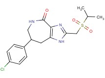 7-(4-chlorophenyl)-2-[(isopropylsulfonyl)methyl]-5,6,7,8-tetrahydroimidazo[4,5-c]azepin-4(1H)-one