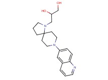3-[8-(6-quinolinyl)-1,8-diazaspiro[4.5]dec-1-yl]-1,2-propanediol