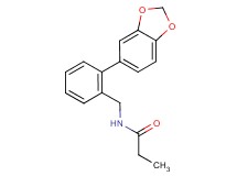 N-[2-(1,3-benzodioxol-5-yl)benzyl]propanamide