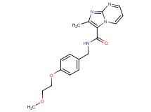 N-[4-(2-methoxyethoxy)benzyl]-2-methylimidazo[1,2-a]pyrimidine-3-carboxamide