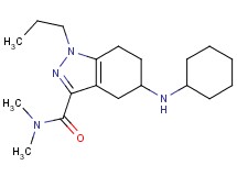 5-(cyclohexylamino)-N,N-dimethyl-1-propyl-4,5,6,7-tetrahydro-1H-indazole-3-carboxamide