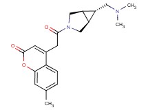 4-(2-{(1R*,5S*,6r)-6-[(dimethylamino)methyl]-3-azabicyclo[3.1.0]hex-3-yl}-2-oxoethyl)-7-methyl-2H-chromen-2-one