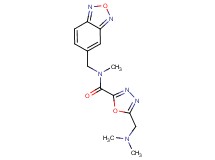 N-(2,1,3-benzoxadiazol-5-ylmethyl)-5-[(dimethylamino)methyl]-N-methyl-1,3,4-oxadiazole-2-carboxamide