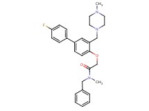 N-benzyl-2-({4'-fluoro-3-[(4-methyl-1-piperazinyl)methyl]-4-biphenylyl}oxy)-N-methylacetamide