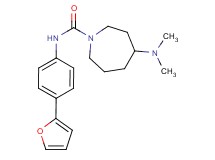 4-(dimethylamino)-N-[4-(2-furyl)phenyl]azepane-1-carboxamide
