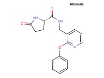 5-oxo-N-[(2-phenoxy-3-pyridinyl)methyl]-L-prolinamide