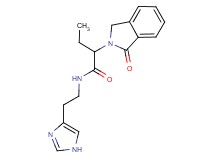 N-[2-(1H-imidazol-4-yl)ethyl]-2-(1-oxo-1,3-dihydro-2H-isoindol-2-yl)butanamide