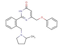 2-{2-[(2-methylpyrrolidin-1-yl)methyl]phenyl}-6-(phenoxymethyl)pyrimidin-4(3H)-one