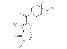 6-{[4-hydroxy-4-(hydroxymethyl)piperidin-1-yl]carbonyl}-3,5-dimethylthieno[2,3-d]pyrimidin-4(3H)-one
