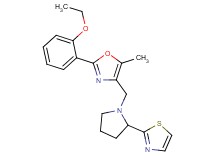 2-(2-ethoxyphenyl)-5-methyl-4-{[2-(1,3-thiazol-2-yl)-1-pyrrolidinyl]methyl}-1,3-oxazole