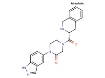 1-(1H-indazol-5-yl)-4-[(3R)-1,2,3,4-tetrahydro-3-isoquinolinylcarbonyl]-2-piperazinone