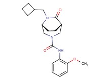 (1S*,5R*)-6-(cyclobutylmethyl)-N-(2-methoxyphenyl)-7-oxo-3,6-diazabicyclo[3.2.2]nonane-3-carboxamide