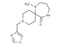 7-methyl-3-(1,3-thiazol-4-ylmethyl)-3,7,11-triazaspiro[5.6]dodecan-12-one
