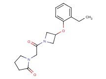 1-{2-[3-(2-ethylphenoxy)-1-azetidinyl]-2-oxoethyl}-2-pyrrolidinone