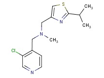 1-(3-chloropyridin-4-yl)-N-[(2-isopropyl-1,3-thiazol-4-yl)methyl]-N-methylmethanamine