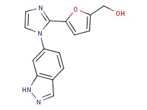 {5-[1-(1H-indazol-6-yl)-1H-imidazol-2-yl]-2-furyl}methanol