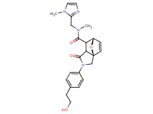 (3aR*,6S*)-2-[4-(2-hydroxyethyl)phenyl]-N-methyl-N-[(1-methyl-1H-imidazol-2-yl)methyl]-1-oxo-1,2,3,6,7,7a-hexahydro-3a,6-epoxyisoindole-7-carboxamide