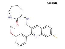 (3S)-3-({[7-fluoro-2-(3-methoxyphenyl)-3-quinolinyl]methyl}amino)-2-azepanone