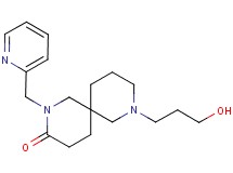 8-(3-hydroxypropyl)-2-(2-pyridinylmethyl)-2,8-diazaspiro[5.5]undecan-3-one