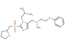 ({1-isobutyl-2-[(tetrahydro-2-furanylmethyl)sulfonyl]-1H-imidazol-5-yl}methyl)methyl(2-phenoxyethyl)amine