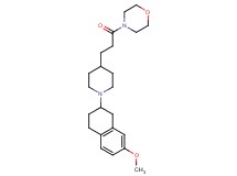 4-{3-[1-(7-methoxy-1,2,3,4-tetrahydro-2-naphthalenyl)-4-piperidinyl]propanoyl}morpholine