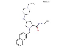 (4R)-N-ethyl-4-[(1-ethyl-4-piperidinyl)amino]-1-(2-naphthylmethyl)-L-prolinamide