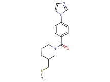 1-[4-(1H-imidazol-1-yl)benzoyl]-3-[(methylthio)methyl]piperidine