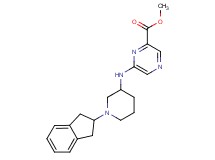 methyl 6-{[1-(2,3-dihydro-1H-inden-2-yl)-3-piperidinyl]amino}-2-pyrazinecarboxylate