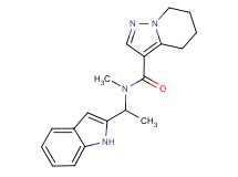 N-[1-(1H-indol-2-yl)ethyl]-N-methyl-4,5,6,7-tetrahydropyrazolo[1,5-a]pyridine-3-carboxamide
