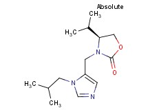 (4S)-3-[(1-isobutyl-1H-imidazol-5-yl)methyl]-4-isopropyl-1,3-oxazolidin-2-one