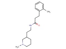3-(2-methylphenyl)-N-[2-(1-methylpiperidin-3-yl)ethyl]propanamide