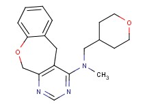 N-methyl-N-(tetrahydro-2H-pyran-4-ylmethyl)-5,11-dihydro[1]benzoxepino[3,4-d]pyrimidin-4-amine