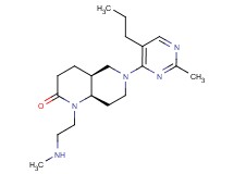 rel-(4aS,8aR)-1-[2-(methylamino)ethyl]-6-(2-methyl-5-propyl-4-pyrimidinyl)octahydro-1,6-naphthyridin-2(1H)-one dihydrochloride