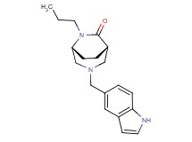 (1S*,5R*)-3-(1H-indol-5-ylmethyl)-6-propyl-3,6-diazabicyclo[3.2.2]nonan-7-one