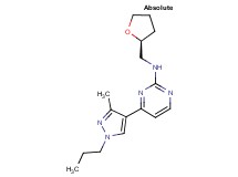 4-(3-methyl-1-propyl-1H-pyrazol-4-yl)-N-[(2S)-tetrahydrofuran-2-ylmethyl]pyrimidin-2-amine