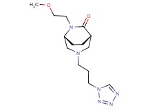 (1S*,5R*)-6-(2-methoxyethyl)-3-[3-(1H-tetrazol-1-yl)propyl]-3,6-diazabicyclo[3.2.2]nonan-7-one