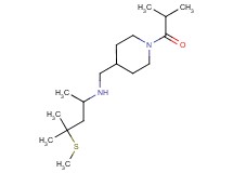 N-[(1-isobutyrylpiperidin-4-yl)methyl]-4-methyl-4-(methylthio)pentan-2-amine