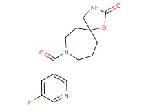 8-[(5-fluoro-3-pyridinyl)carbonyl]-1-oxa-3,8-diazaspiro[4.6]undecan-2-one