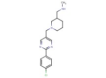 [(1-{[2-(4-chlorophenyl)-5-pyrimidinyl]methyl}-3-piperidinyl)methyl]methylamine dihydrochloride
