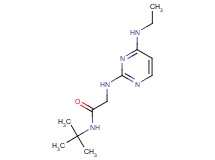 N-(tert-butyl)-2-{[4-(ethylamino)pyrimidin-2-yl]amino}acetamide