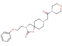 8-(2-morpholin-4-yl-2-oxoethyl)-3-(2-phenoxyethyl)-1-oxa-3,8-diazaspiro[4.5]decan-2-one