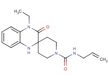 N-allyl-4'-ethyl-3'-oxo-3',4'-dihydro-1H,1'H-spiro[piperidine-4,2'-quinoxaline]-1-carboxamide