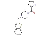 1-(1-benzothien-2-ylmethyl)-4-(1H-pyrrol-2-ylcarbonyl)piperazine