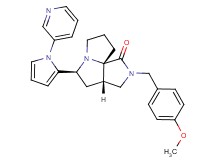 (3aS*,5S*,9aS*)-2-(4-methoxybenzyl)-5-[1-(3-pyridinyl)-1H-pyrrol-2-yl]hexahydro-7H-pyrrolo[3,4-g]pyrrolizin-1(2H)-one