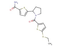 5-(1-{[5-(ethylthio)-2-thienyl]carbonyl}-2-pyrrolidinyl)-2-thiophenecarboxamide