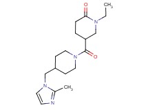 1-ethyl-5-({4-[(2-methyl-1H-imidazol-1-yl)methyl]-1-piperidinyl}carbonyl)-2-piperidinone