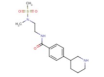 N-{2-[methyl(methylsulfonyl)amino]ethyl}-4-piperidin-3-ylbenzamide