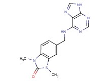 1,3-dimethyl-5-[(9H-purin-6-ylamino)methyl]-1,3-dihydro-2H-benzimidazol-2-one